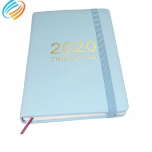 A5 Desk Academic Weekly Monthly Yearly Hardcover Binder <strong>Planner</strong> Customised Diary <strong>Book</strong> 100 Sheets Leather Cover Stickers Gift - Product Image 2