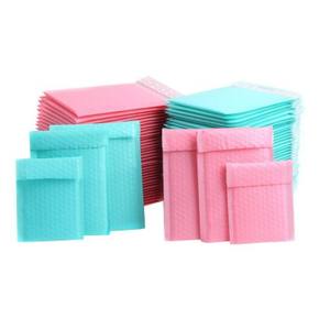 Enveloppe de courrier à bulles, emballage plastique, rose, <span class=keywords><strong>bleu</strong></span> et <span class=keywords><strong>noir</strong></span>, 50 pièces, sac de livraison, boîte - Product Image 6