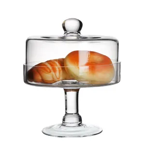 Di altezza cupola di <span class=keywords><strong>vetro</strong></span> del commercio all'ingrosso di <span class=keywords><strong>vetro</strong></span> del basamento della torta - Product Image 1
