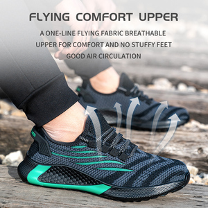 Hanagal - Zapatillas de Seguridad Personalizadas para Hombre, Antideslizantes, con Puntera de Acero, Fáciles de Poner, Ligeras y Cómodas - Product Image 4