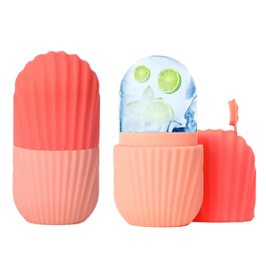 Massaggiatore Crioterapico a Sfera di <span class=keywords><strong>Ghiaccio</strong></span> in Silicone con Fiori Secchi, Allevia il Gonfiore degli Occhi, Solleva il Viso, Anti-Rughe, Regalo di Bellezza per la Cura della Pelle - Product Image 1