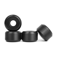 Roues de skateboard coniques à rebond élevé et vitesse rapide, logo personnalisé, vierges, souples, 78A, 54 mm