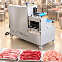 Machine à découper la viande fraîche en acier inoxydable, trancheuse à viande commerciale pour boucheries et cuisines centralisées