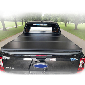 Cubierta de lona impermeable plegable en tres partes para la caja de la camioneta Ford Ranger modelo Adventure con características de Silverado - Product Image 1