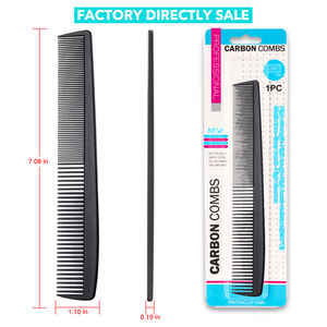 La migliore vendita di barbiere antistatico resistente in fibra di carbonio pettine per il taglio dei capelli per il salone - Product Image 2