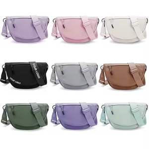 Custom New Durable Waterproof Nylon Fashion Fanny Pack Cute Waist Crossbody Sport Messenger Bag for Women Promotional Tote Bag