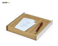 SAMDI 2024 Organisateur de tiroir dissimulé en bois de bouleau moderne avec plateau suspendu en métal pour rangement sous le bureau et bureau d'ordinateur