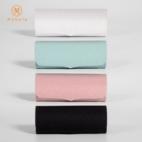 Étui à lunettes de mode en PU brillant mat avec logo personnalisable