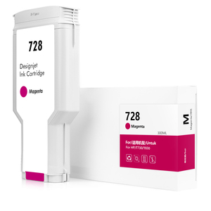 <span class=keywords><strong>Cartucho</strong></span> de Tinta Compatible de <span class=keywords><strong>300</strong></span> ml con Chip, Tinta con Colorante y Pigmento 728 para Impresoras <span class=keywords><strong>HP</strong></span> DesignJet T730 y T830 - Product Image 4