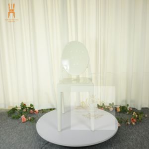 Meubles de location de haute qualité blanc <span class=keywords><strong>Victoria</strong></span> <span class=keywords><strong>Ghost</strong></span> <span class=keywords><strong>chaise</strong></span> en plastique pour salle à manger Restaurant maison événements - Product Image 2