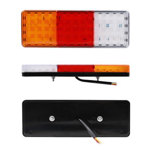 12V 24V 75 <span class=keywords><strong>LED</strong></span> Hình Chữ Nhật Đèn Hậu Trailer Phía Sau Đuôi Đèn Tín Hiệu Chỉ Số Phanh Dừng Xếp Đèn Không Thấm Nước - Product Image 2