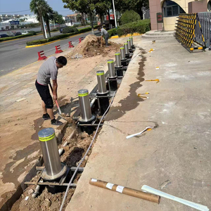 عمود حماية مروري أوتوماتيكي من الفولاذ المقاوم للصدأ مع رفع تلقائي وحماية من الاصطدام للمدارس والمجتمعات مع تحكم عن بعد - Product Image 5