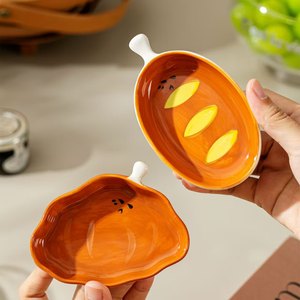 <span class=keywords><strong>Assiette</strong></span> en céramique mignonne en forme de pain, de qualité alimentaire, pour <span class=keywords><strong>la</strong></span> cuisine et les collations à <span class=keywords><strong>la</strong></span> maison - Product Image 6