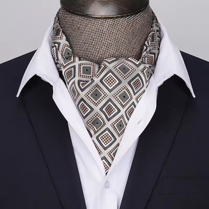 Cravates Jacquard Ascot Classiques pour Hommes, Style Britannique, Cravate de Gentleman, Ascot de Luxe - Product Image 2
