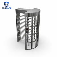 Torniquete Triangular de Altura Completa de Una Sola Vía con Parte Superior Cuadrada, Control de Acceso de Seguridad Impermeable y Anti-Colisión para Entrada de Oficina