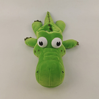 Vente en gros d'animaux en peluche, jouets en peluche mignons et doux, matériau en peluche, tailles personnalisées, jouet en peluche crocodile vert pour enfants