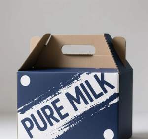 للبيع بالجملة صناديق ورقية محمولة متوسطة اللون مخصصة للمشروبات من بينو لتسلب الحليب تغليف رخيص من الشركات المصنعة الصينية للحليب - Product Image 5