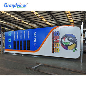 Grandview Factory Station d'essence Publicité Affichage <span class=keywords><strong>de</strong></span> gaz Led Enseigne <span class=keywords><strong>de</strong></span> prix <span class=keywords><strong>de</strong></span> la station-service Enseigne <span class=keywords><strong>de</strong></span> pylône Led avec écran Led - Product Image 3
