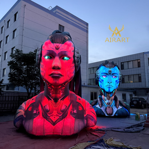 Estatua Inflable <span class=keywords><strong>de</strong></span> Diosa con Luces LED, Diseño Personalizado, para Decoración <span class=keywords><strong>de</strong></span> Festivales <span class=keywords><strong>de</strong></span> Música y Exposiciones Temáticas <span class=keywords><strong>de</strong></span> Ciencia Ficción Futurista - Product Image 6
