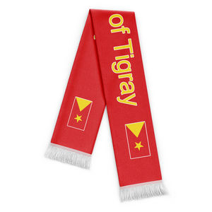 ผ้าพันคอแฟนฟุตบอลพิมพ์ลายดิจิตอลผ้าซาตินถักแบบกำหนดเองสำหรับฤดูใบไม้ผลิสำหรับผู้ชาย - Product Image 2