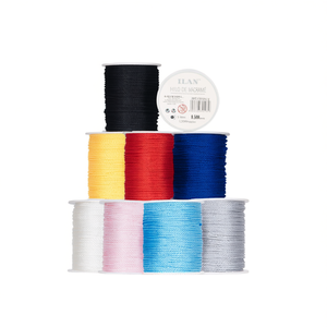 Hilo de macramé Ilan de 1.5 mm, 60 m, 8 colores surtidos, hilo de poliéster para manualidades - Product Image 1