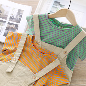 Camisetas con Rayas Verticales, Trajes de Esmoquin, Monos de Dos Piezas, Ropa Infantil China, Compra al por Mayor de China - Product Image 5