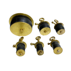 MARINE Brass Scupper Plugs Deck Drain Plug With Hole Neoprene Seal Rubber Tube 85-110mm Ship <b>Yacht</b> Boat Hardware Brass Drain Plu - Product Image 3