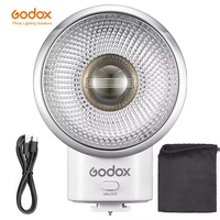 Flash d'appareil photo Godox Lux Elf Mini Retro portable avec batterie au lithium 7,4 V 350 mAh, déclencheur sans fil Type C, Speedlight compact pour appareil photo