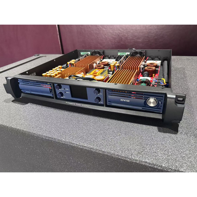 Digital Power Amplifier Pro Audio 1.5U Power 4 Channel 4X1000W Professional Sound System