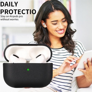 Custodia Morbida in TPU Effetto Pelle per <span class=keywords><strong>AirPods</strong></span> Pro 3 / Pro 2 / <span class=keywords><strong>AirPods</strong></span> 4, Cover Protettiva Antiurto con Laccetto - Product Image 5