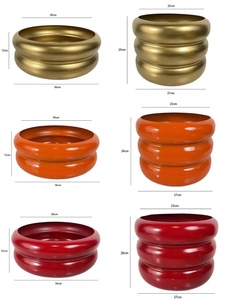 Maceta Moderna Minimalista de Hierro, Macetero Decorativo de Metal Hecho a Mano para Interiores, Hogar, Sala de Estar, Jardín, Decoración de Escritorio - Product Image 6