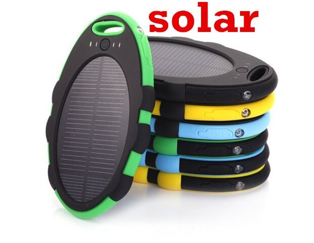 Wholesale 5000mAh Foldable Portable Power Bank Home Solar System Micro USB Input Double USB Factory Price Mobile Solar Charger