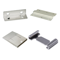 Pièces estampées sur mesure avec revêtement en poudre et fabrication de tôlerie de précision pour supports en L en acier au carbone et alliage d'aluminium