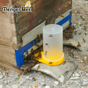 New Menger Bee PP Spot Style Entrance Bee Feeder with Water <b>Dispenser</b> 2-Year Warranty for Beehive <b>Honey</b> Use - Product Image 1