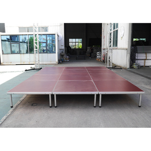 Buổi hòa nhạc sang trọng đám cưới ngoài trời sân khấu nền tảng Dễ dàng cài đặt sự kiện nhôm sân khấu Bục chống trượt ngoài trời sân khấu di động - Product Image 5