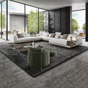 ベストセラーデザイン布張りソファソファ生地棚コーナーソファ - Product Image 6