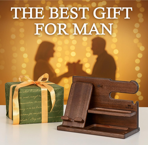 Moderna Base <span class=keywords><strong>de</strong></span> Carga para Teléfono <span class=keywords><strong>de</strong></span> Madera, Organizador <span class=keywords><strong>de</strong></span> Escritorio y Mesita <span class=keywords><strong>de</strong></span> Noche para Hombre con Accesorios <span class=keywords><strong>de</strong></span> Escritorio - Product Image 6