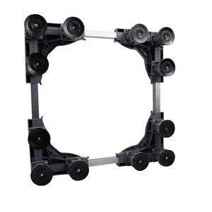 Soporte de carro doble portátil para <span class=keywords><strong>lavadora</strong></span> <span class=keywords><strong>secadora</strong></span> Base de refrigerador cuadrada de plástico para <span class=keywords><strong>lavadora</strong></span> Piezas de electrodomésticos de lavandería - Product Image 5