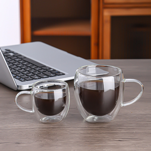 Classico doppio muro 12.5oz isolato chiaro tazze da caffè Set 13.5oz doppia parete isolati bicchieri tazze da caffè - Product Image 6