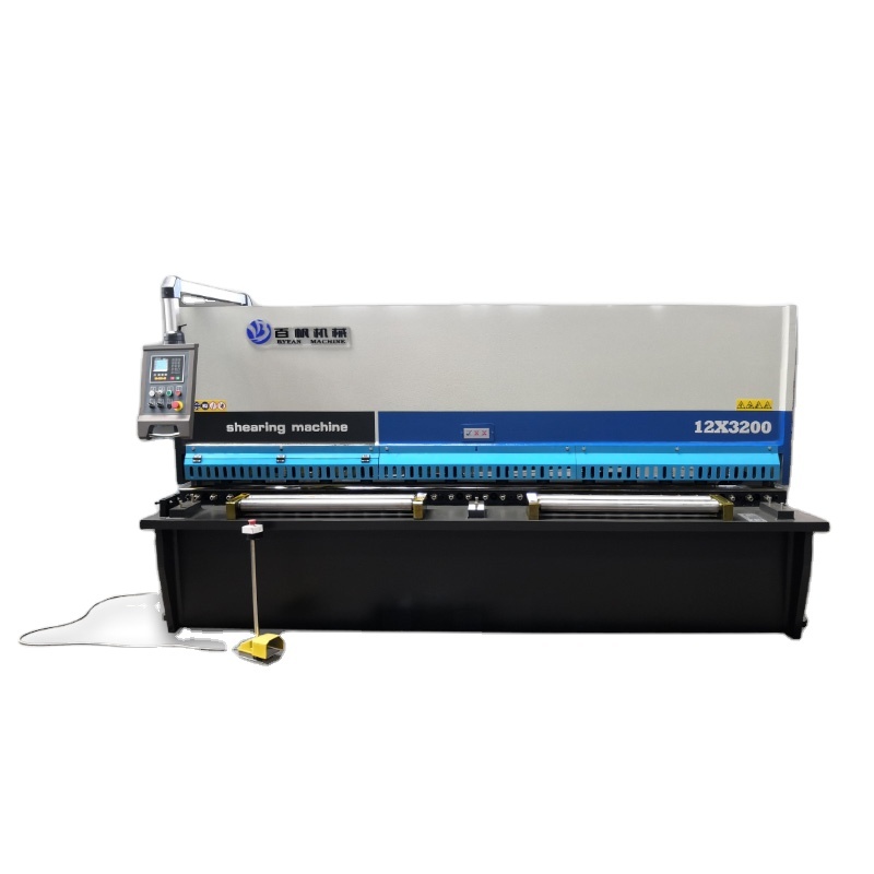 CNC hydraulic metal sheet shearing machine guillotine shear cutter equipment