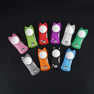Outil de réparation de divots de golf personnalisé en acier inoxydable avec fourche à pitch, design ergonomique, taille compacte, emballage personnalisé - Product Image 2