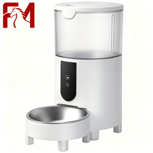 Distributeur de nourriture intelligent <span class=keywords><strong>pour</strong></span> animaux de compagnie avec alimentation programmée, audio bidirectionnel, capacité de 3 L, <span class=keywords><strong>pour</strong></span> usage intérieur, approvisionnement direct d'usine - Product Image 1