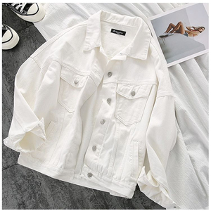 principles white denim jacket