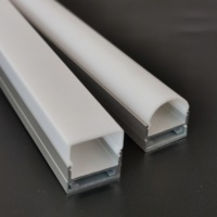 Extrusions d'aluminium LED, profils LED avec diffuseur d'opale