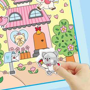Livre d'activités de voyage pour enfants : coloriage, images cachées et autocollants pour le plaisir et l'éveil - Product Image 4