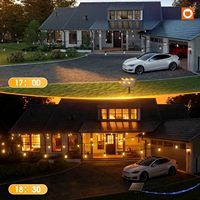 Projecteurs solaires LED extérieurs étanches avec détecteur de mouvement pour Noël, Halloween, allées, jardins et voies de circulation