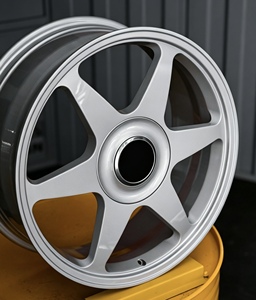 Jantes monobloc rétro 6 branches en aluminium 6061-T6 moulé sur mesure, 15-18 pouces, pour voitures classiques JDM et <span class=keywords><strong>Euro</strong></span> Tuner - Product Image 4