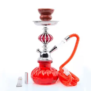 Grosir toko Hookah perlengkapan Hookah Mini kecil Hookah dengan dua selang