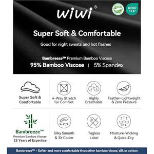 Camiseta de Manga Larga para Hombre al por Mayor, Cuello Redondo, Viscosa de Bambú, Refrigerante y Absorbente de Humedad, Tallas S-XXL - Product Image 5