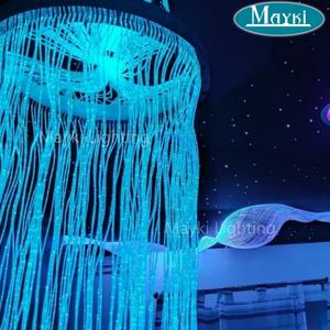 Multi-Sensorische Kamer Glasvezel Verlichting Plafondbevestiging Kalmerende Led Glasvezel Douchegordijnen Met Heldere Sparkle Vezels - Product Image 5